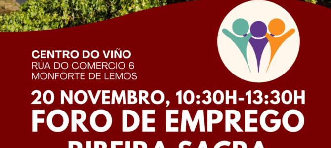 Participación no I Foro de Emprego Ribeira Sacra